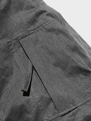 不規則ジッパーポケット 中綿フライトジャケット