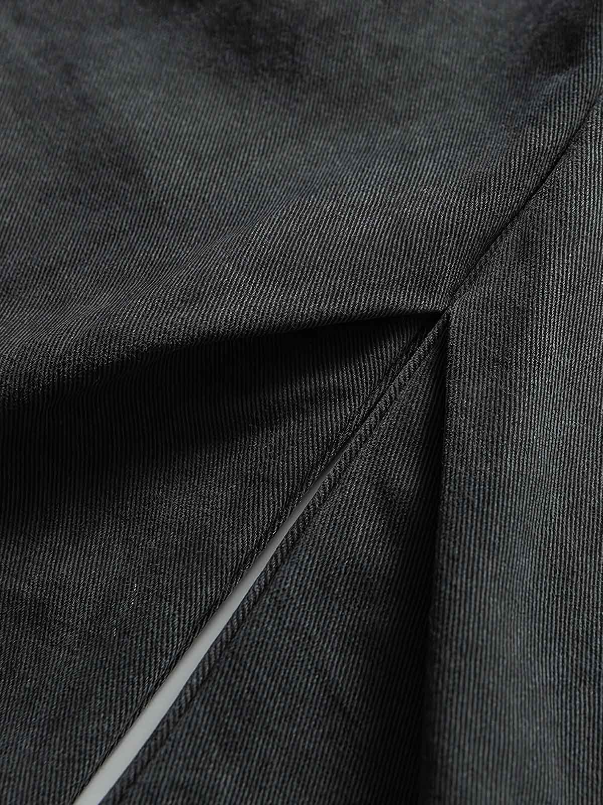 製品画像: ヴィンテージ風ウォッシュ加工の大型ポケット付きアメカジワークパンツ、100%コットン素材で快適な履き心地を提供し、脚を長く見せる効果が期待できる全体イメージ
詳細画像: アメカジスタイルのワークパンツに施された自然な色落ちと大型ポケットのディテール、耐久性のある縫製が特徴