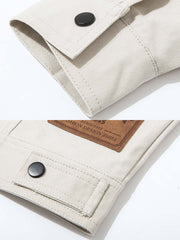 襟コーデュロイ配色切替 ジャケット