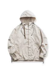 防風防水 フード付きジャケット