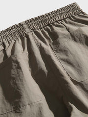 機能性 立体ポケット ナイロン ロングパンツ