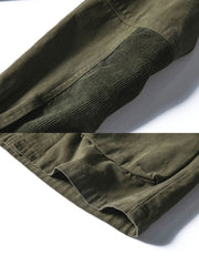 製品画像
"多ポケットカーゴジャケット、アメリカンヴィンテージとミリタリースタイルを融合したデザイン、100%コットンの生地で作られた厚みのあるジャケット、コーデュロイの襟と肘パッチが特徴的な個性的なデザイン"
詳細画像
"コーデュロイ襟と肘パッチが施された多ポケットカーゴジャケット、クラシックなミリタリースタイルにアメリカンヴィンテージデザインを取り入れ、大きな前ポケットで実用性も兼ね備えたディテール"