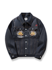 「辰年限定」ドラゴン刺繍 デニムジャケット