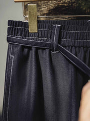 X-DENIM ドレープデニム カジュアルパンツ