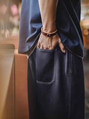 X-DENIM ドレープデニム カジュアルパンツ