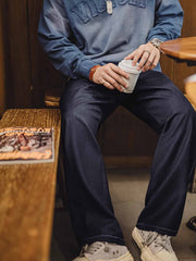 X-DENIM ドレープデニム カジュアルパンツ