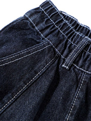 ウォッシュデニムカーゴパンツ