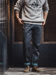 ヴィンテージ ペッパーソルト セルビッジデニム