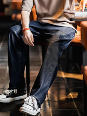 ダブルプリーツ アイスデニムパンツ