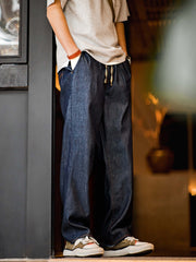 ダブルプリーツ アイスデニムパンツ