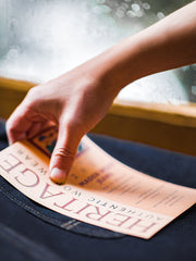 ダブルプリーツ アイスデニムパンツ