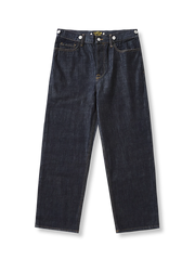 鉄道 ストライプ柄 オーバーオール