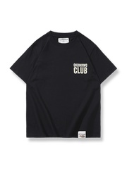 バイカーレタープリントTシャツの正面展示