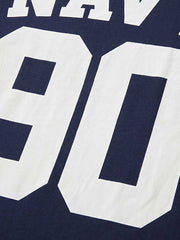 ネイビー90号ラグビー風長袖Tシャツ
