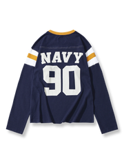 詳細画像: カラーブロックリブとパネルストライプの詳細