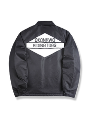 防水プリント 中綿 コーチジャケット