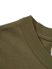 ヘビーウェイトヘンリーネック半袖Tシャツ