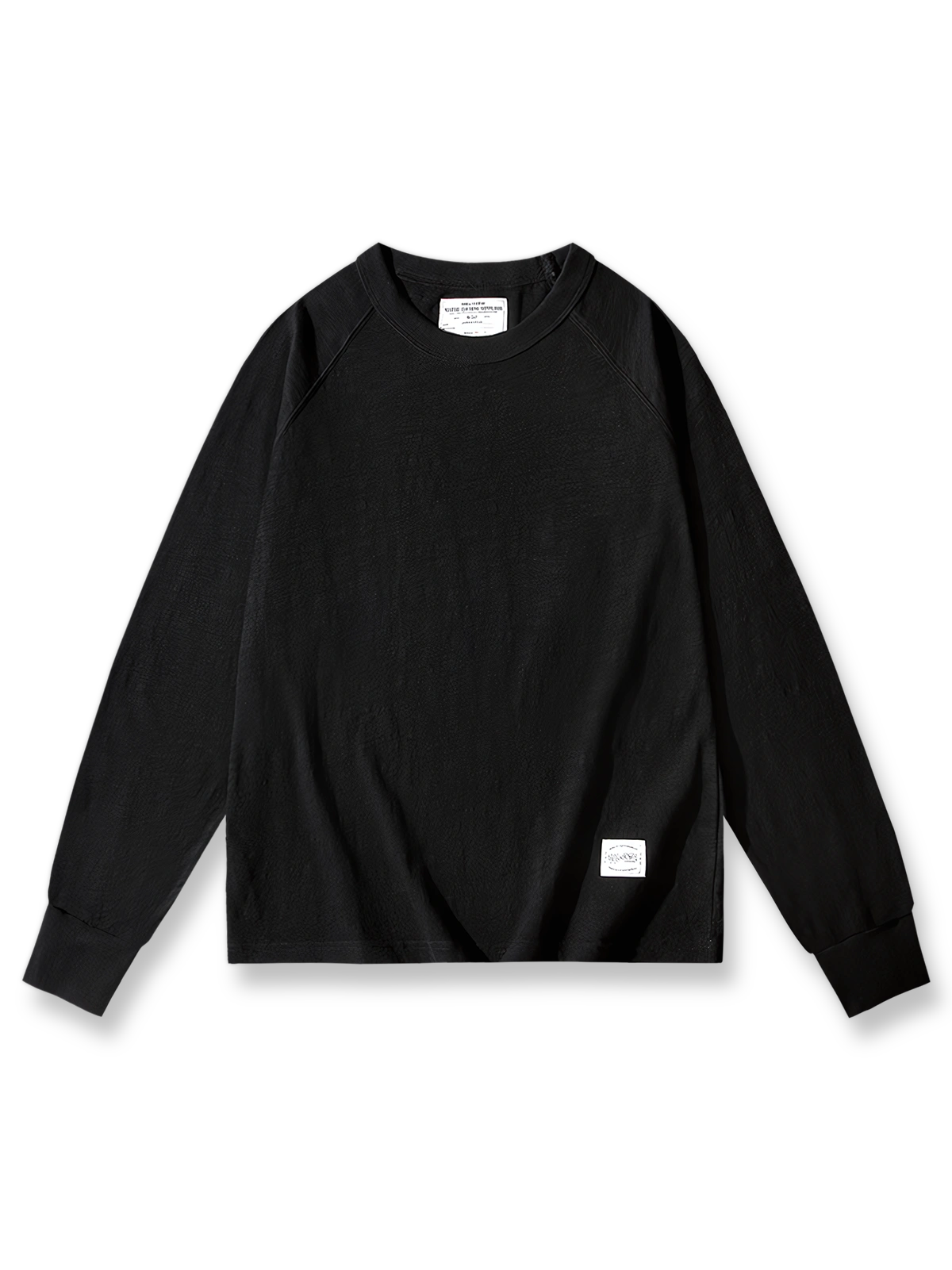 スラブコットンヴィンテージ長袖Tシャツの正面展示