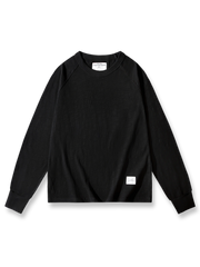 スラブコットンヴィンテージ長袖Tシャツの正面展示