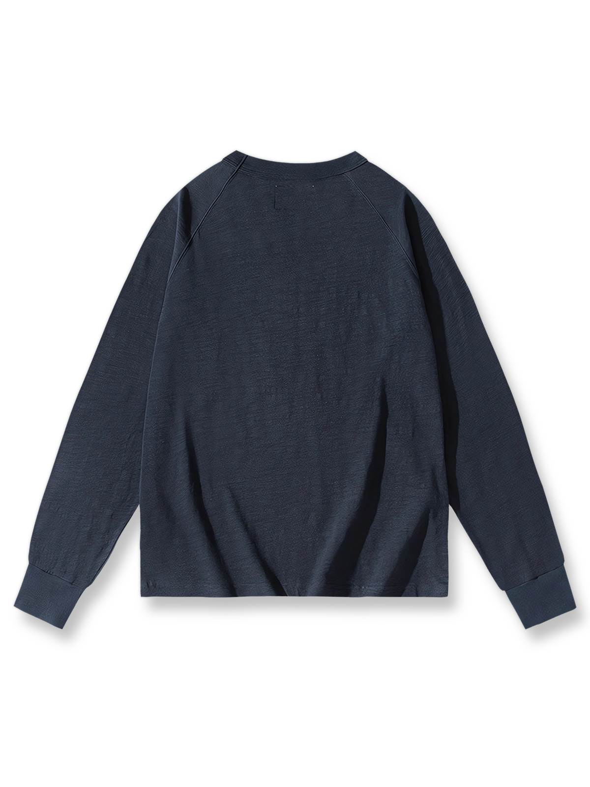 スラブコットンヴィンテージ長袖Tシャツの正面展示