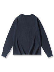 スラブコットンヴィンテージ長袖Tシャツの正面展示