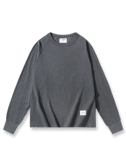 スラブコットンヴィンテージ長袖Tシャツの正面展示