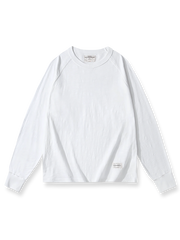 スラブコットンヴィンテージ長袖Tシャツの正面展示