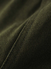 製品画像: J30ジャケットリバイバル版正面展示画像、高密度キャンバス生地とヴィンテージ感を強調。
詳細画像: 高密度16ozキャンバス生地とTALON真鍮ジッパー、左胸のレザータグディテール。