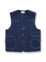 ワークスタイル コットンVネック ベスト