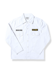 3色展开 アメカジアーミースタイル長袖シャツ