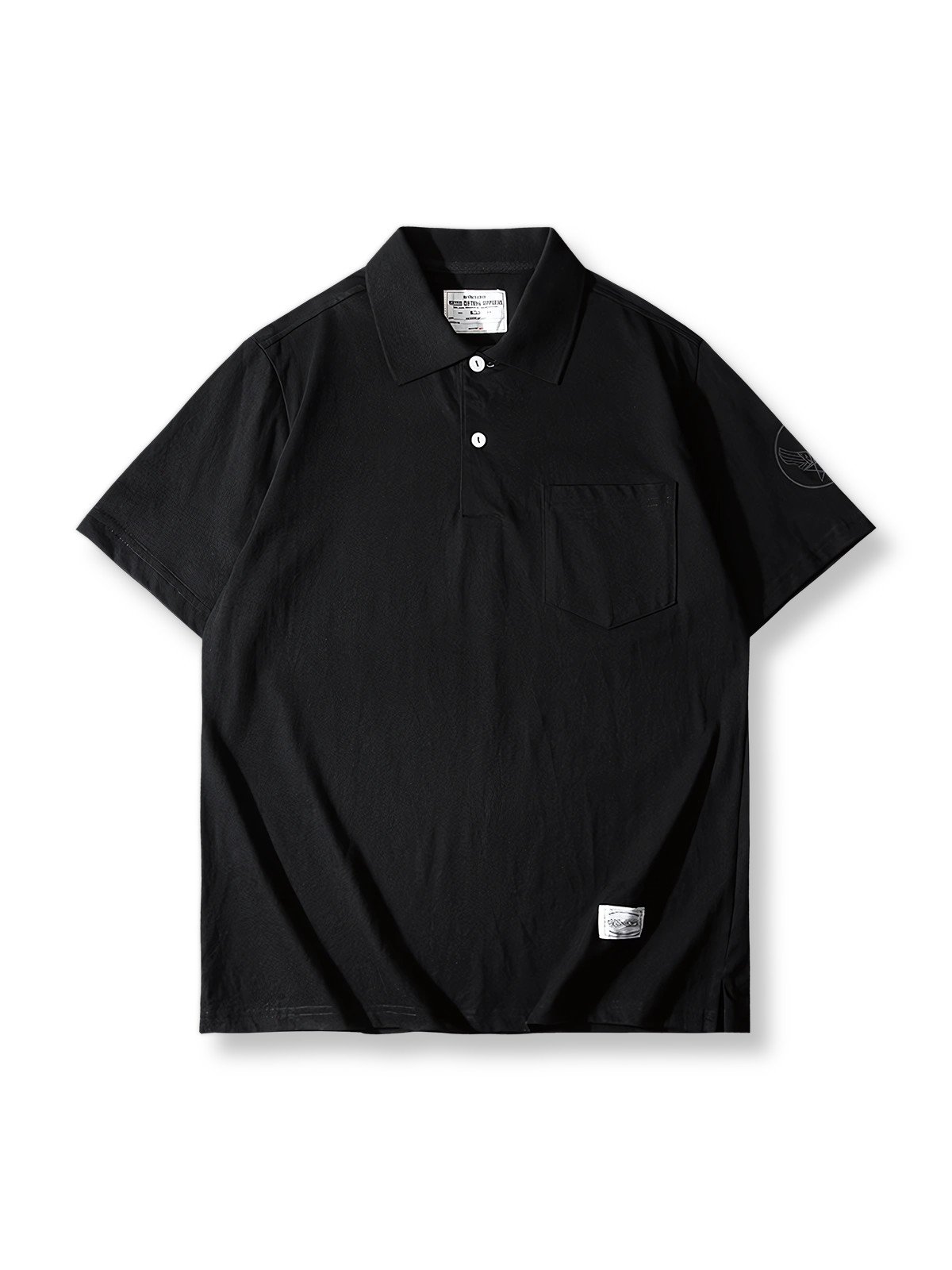 200グラムヴィンテージポケット付き半袖ポロシャツの全体表示