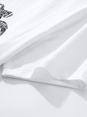 レトロバイクプリント Tシャツ