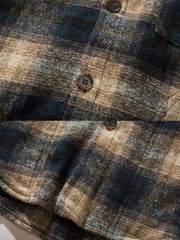 レトロチェックウールシャツ