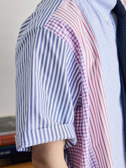 ボタンダウンカラー チェックシャツ