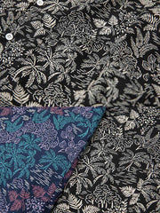 トロピカルフラワー キューバカラー 半袖シャツ