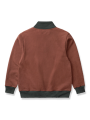 ハイネック ハーフジップ スウェット