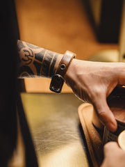 ヴィンテージ レザーブレスレット