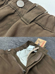 刺繍パッチワークスラックス