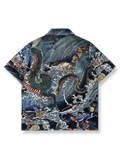 竜宮キューバカラー シャツの正面全体図