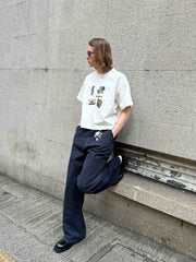 ストレートワークパンツ