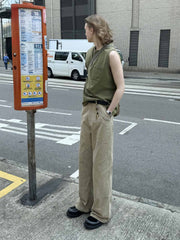 ストレートワークパンツ