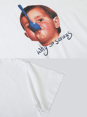 Tシャツのデジタルプリント詳細特写