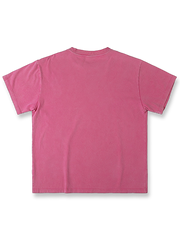 ヴィンテージウォッシュダメージプリントTシャツ正面展示