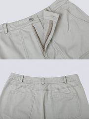 ショーツのポケットとウエスト部分の詳細特写