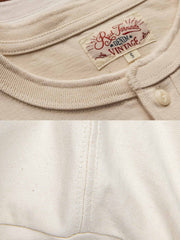 ヘンリーネック 半袖Tシャツ