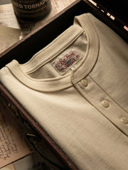 ヘンリーネック 半袖Tシャツ