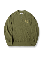 アイビースタイル ワッフル織り長袖Tシャツ