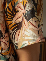 ハワイアン スタイルプリント半袖シャツ