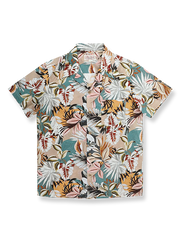 ハワイアン スタイルプリント半袖シャツ