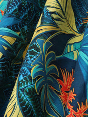 ハワイアン スタイルプリント半袖シャツ